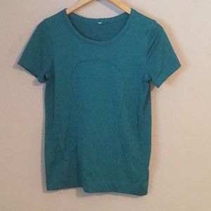 Lululemon Blue Exercise Shirt